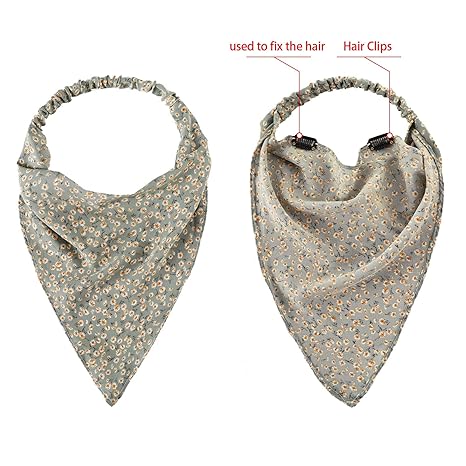 6 - Piece Floral Elastic Headband - style Headscarves: Colorful Patterns, Comfortable Fixing, Create Sweet Daily Looks