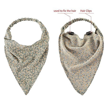 6 - Piece Floral Elastic Headband - style Headscarves: Colorful Patterns, Comfortable Fixing, Create Sweet Daily Looks